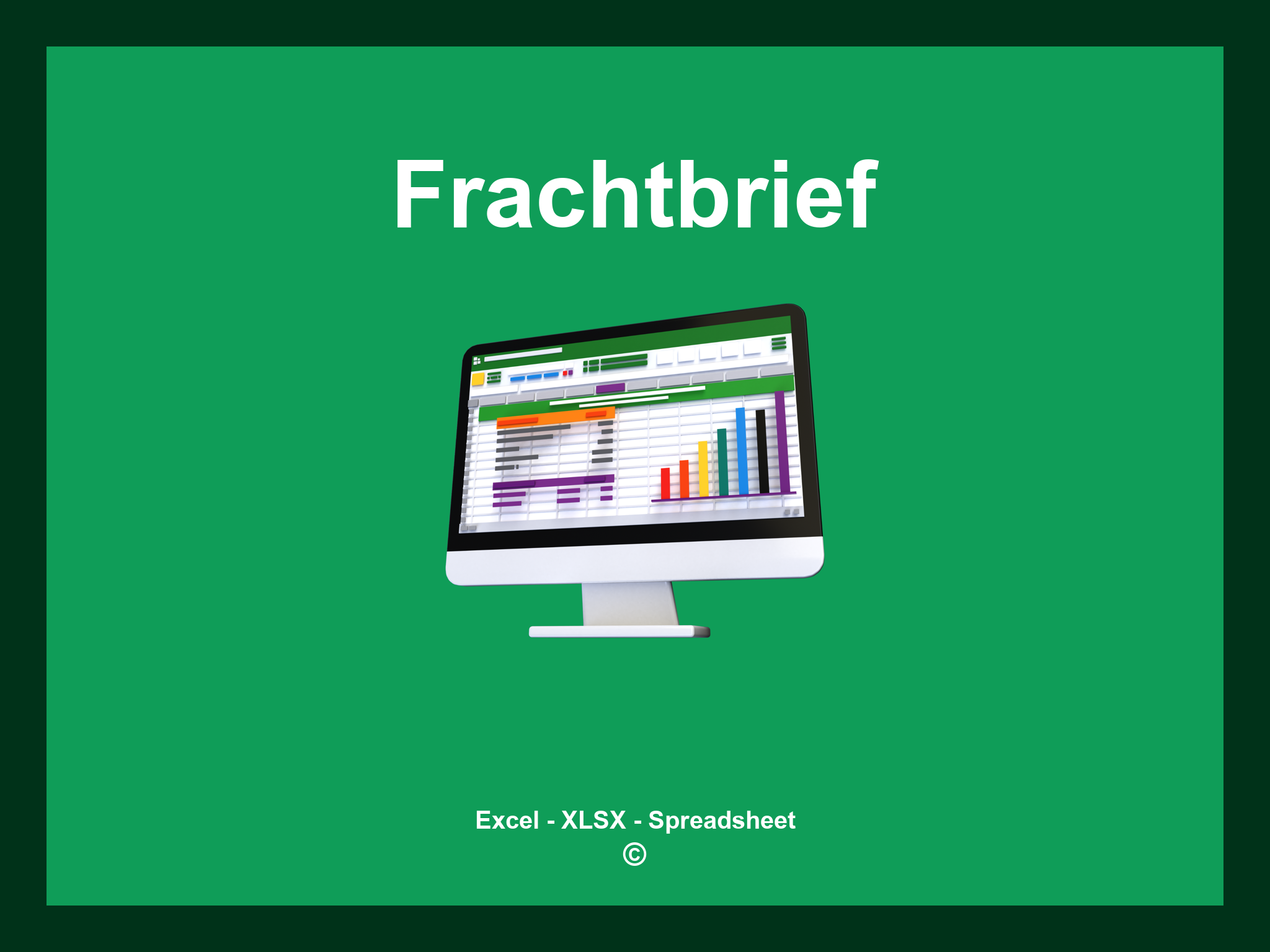 Frachtbrief Vorlage Excel