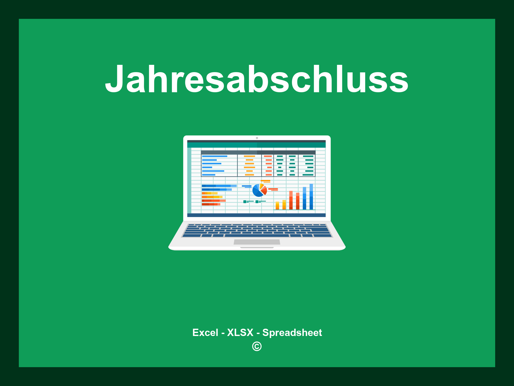 Jahresabschluss Excel Vorlage
