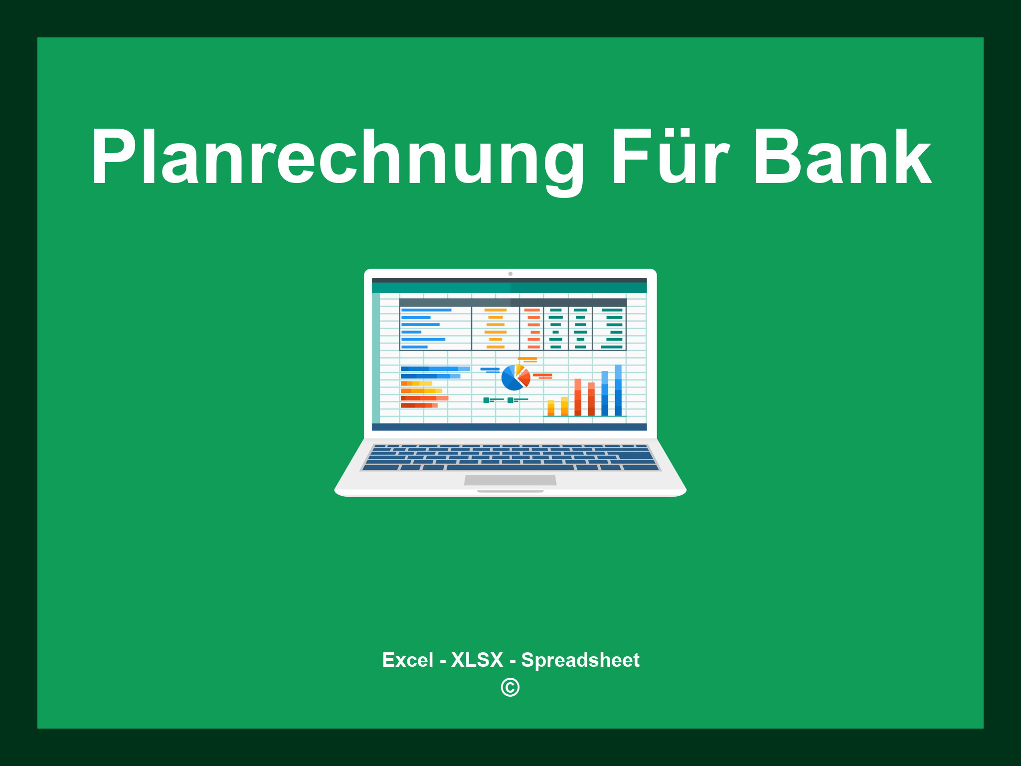 Planrechnung Für Bank Vorlage