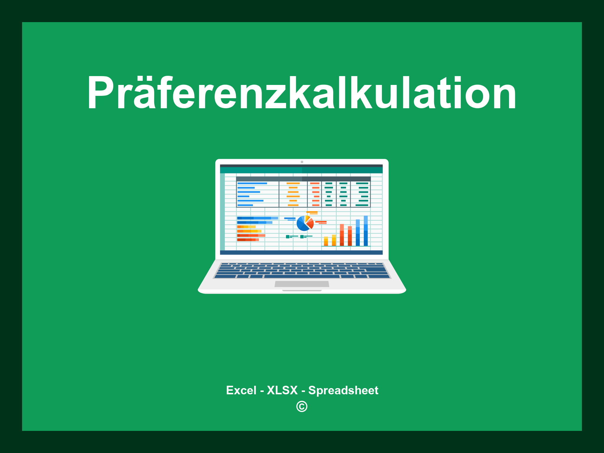 Präferenzkalkulation Vorlage Excel