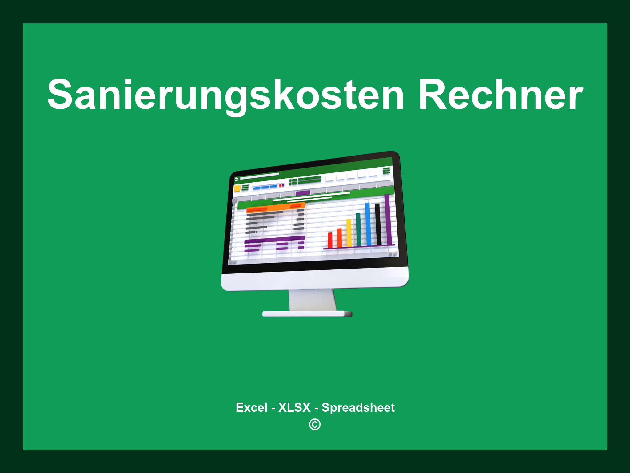 Sanierungskosten Rechner Excel